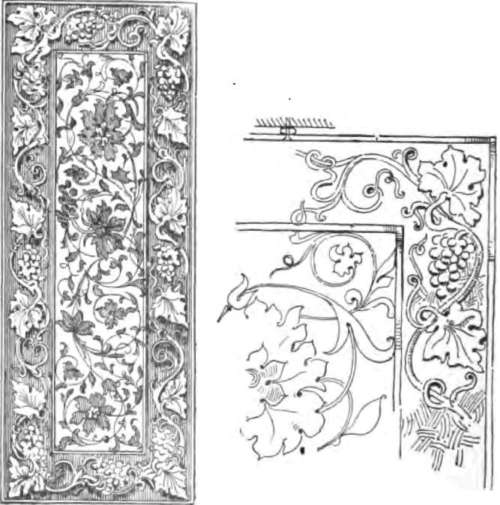 Wrought iron Grille with Cast iron Border.