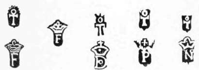 Marks Of Toledan Armourers (15TH 17Th Centuries), From Swords In The Royal Armoury At Madrid