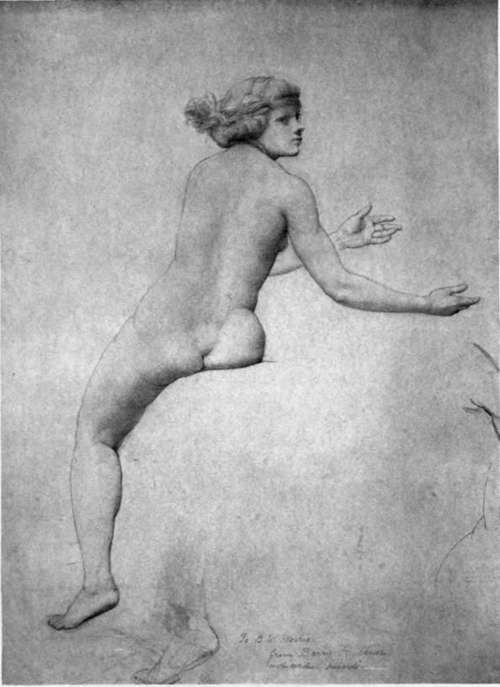 Figure Study By Barry Faulkner, For One Of His Mural Paintings In The Cunard Building, New York City.