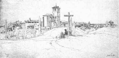 Pencil Sketch, Segovia.