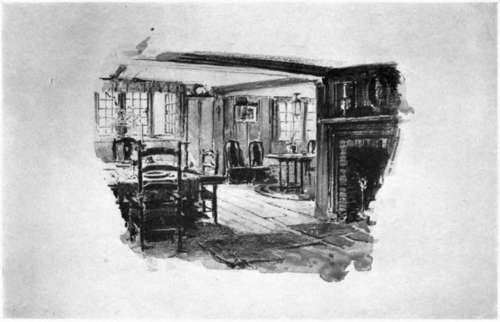Sketch By Otto R. Eggers Of A Proposed Treatment For A Dining Room.