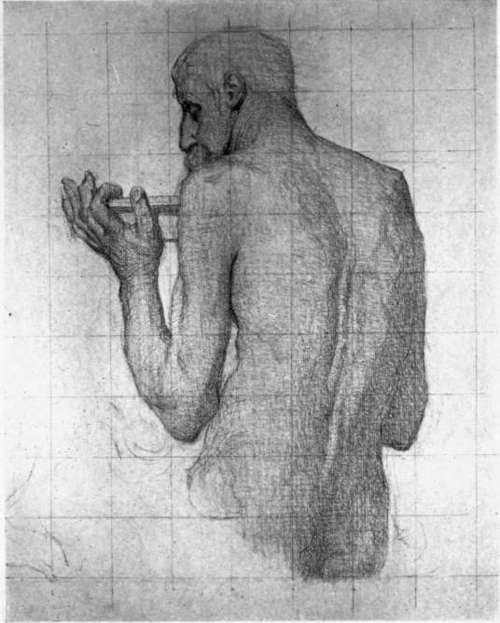 Study By Jules Guerin For Figure In Mural Decoration In The Lincoln Memorial.