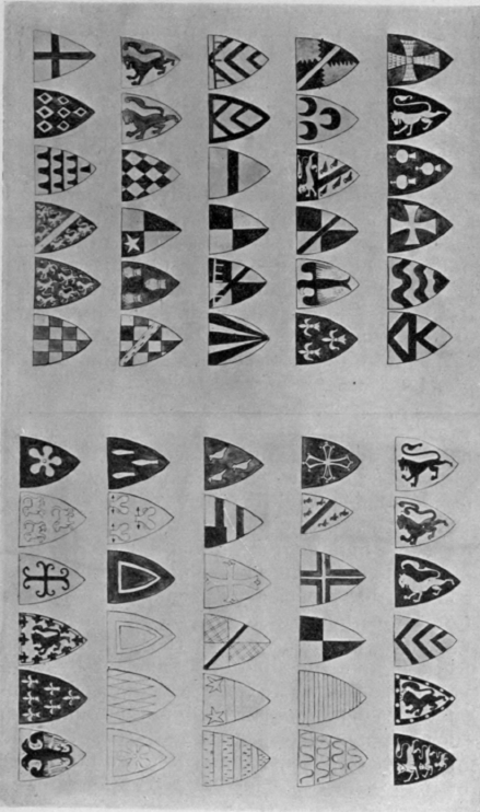 Sheet of Heraldic Studies