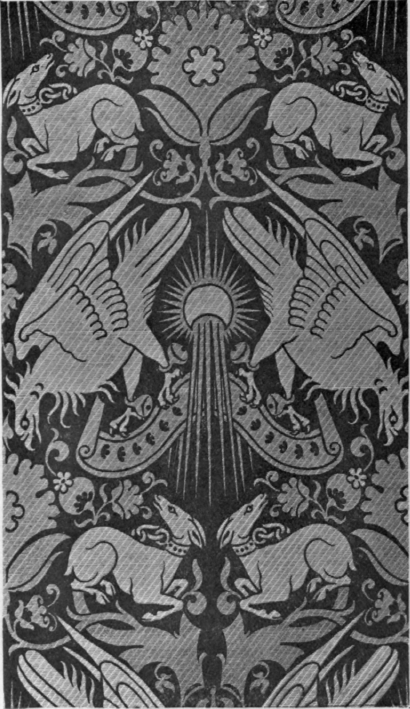 Sicilian Silk Pattern. Fourteenth Century