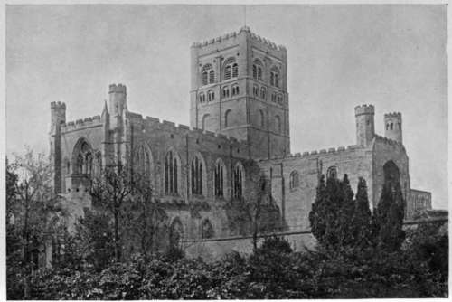 St. Albans Abbey Before Restoration. Print From Wet Plate Negative.