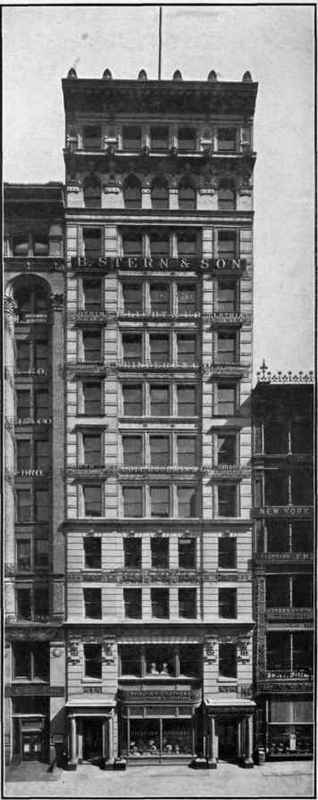 Copyright, 1902, by C. C. Langill, N. Y. Illustration No. 15 Building on Broadway, New York Made with Goerz Hypergon Lens See Paragraph 119