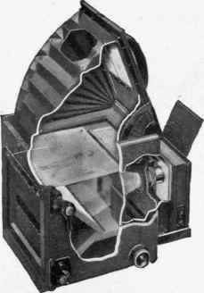 Illustration No. 51a. Sectional View Showing Graflex Principle. See Paragraph No. 718.