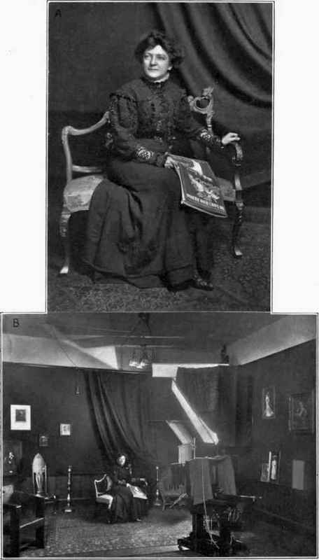 Illustration No. 90a. Lighting the Subject. (In the Studio of the Future) See Paragraph No. 672.