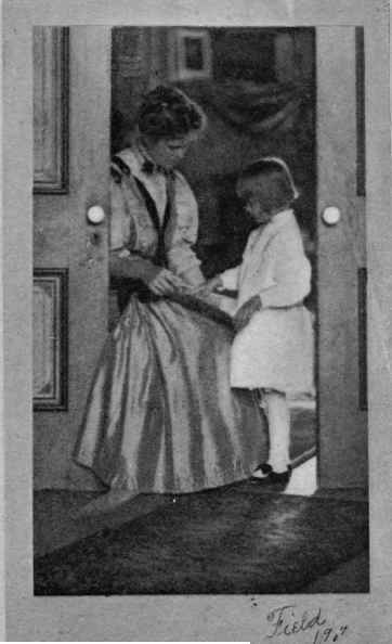 LADY AND CHILD IN OPEN DOOR Study No. 8   See Page 402