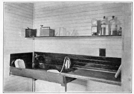 Illustration No. 16 An Inexpensive Dark Room Sink See Paragraph No. 08