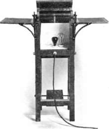 Rear View, Showing Light Box.