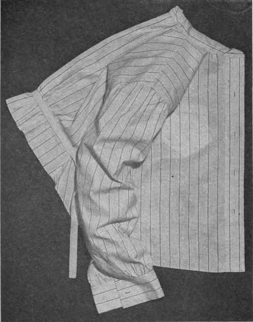 FIG. 180.   Tailored shirtwaist, sleeves with fulness at top.