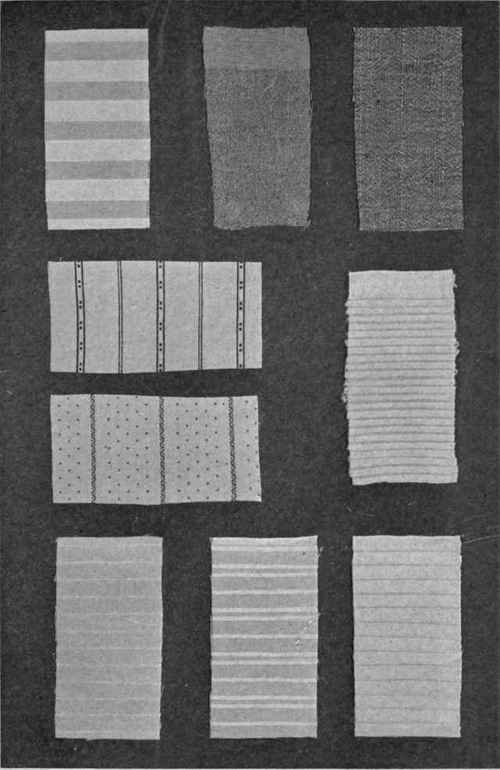 Fig. 10.   Cotton fabrics suitable for wash dresses, skirts and shirt waists.