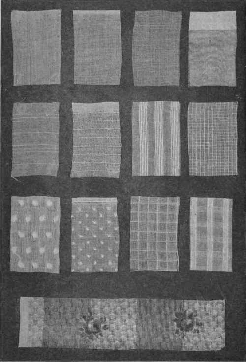 Fig. 12.   Cotton fabrics suitable for lingerie blouses and dresses.