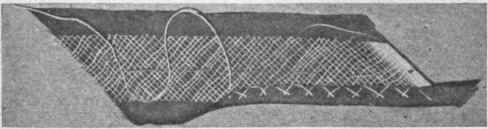 Fig. 228.   Lined or stiffened fold.