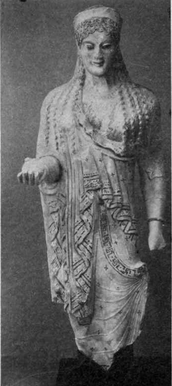 Fig. 24.   Archaic Greek costume.