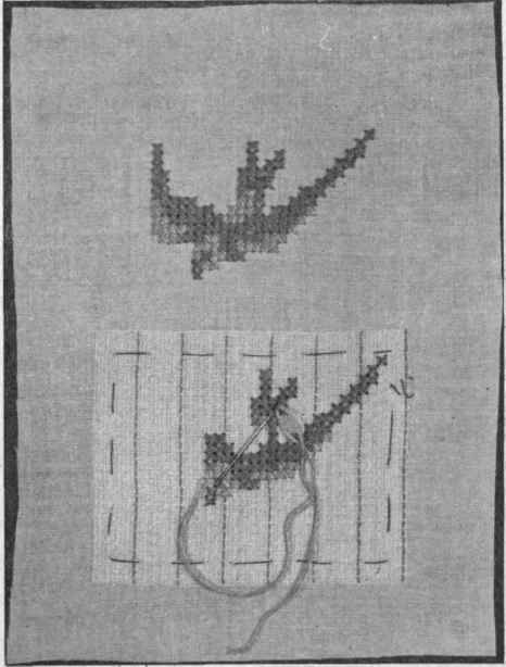 Fig. 243.   Cross stitch.