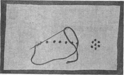 Fig. 245.   French knot.