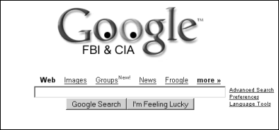 The Google FBI and CIA search
