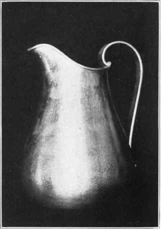 Fig 121. Seamed silver pitcher.