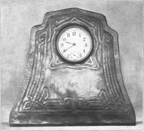 Fig. 24. Etched copper clock.