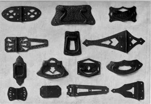 Fig. 27. Hinges and pulls.