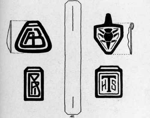 Fig . 3. Designs for bag tag.