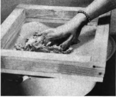 A homemade sieve