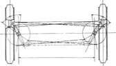 Arrangement of Knuckle Livers and Tie Rod for Front and Rear Positions.
