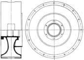 Besco Cast Rear Wheel for Dual Tires.