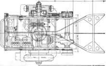 Plan View of the Devon Tractor.