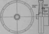 Pressed Steel Bear Wheel for Internal Gear Drive.