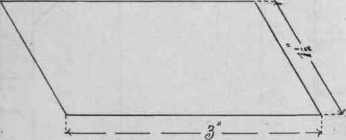 No 6 Visiting Card Rhomboid Construction 9