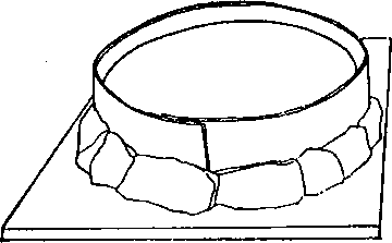 Mix sufficient plaster
