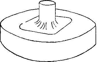Pour the plaster in