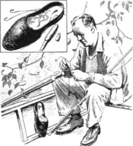 Fishing floats with painted faces