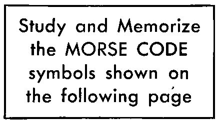 MORSE CODE