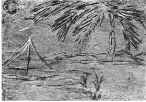 Crayon Etching on Oaktag