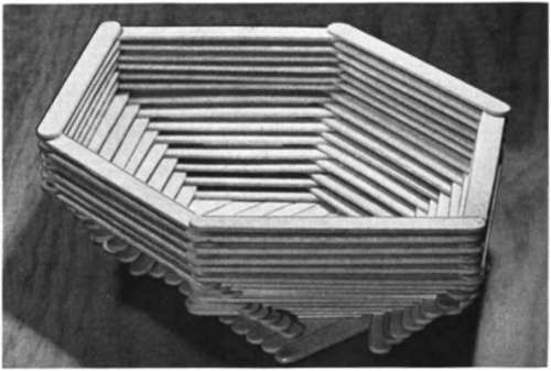 Hexagonal Pop Stick Basket
