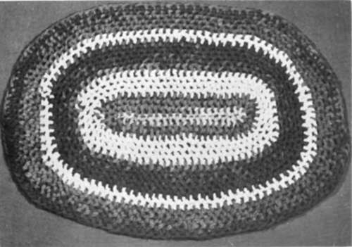 Large Oval Jersey Loop Rug