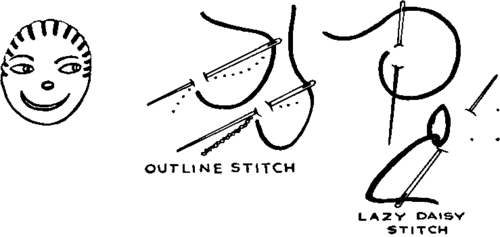 Outline and Lazy Daisy