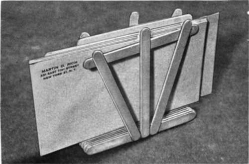 Pop Stick Envelope Holder