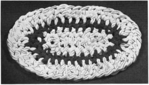 Small Oval Jersey Loop Rug