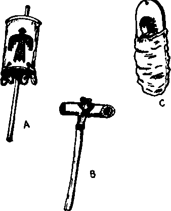 Indian Rattle, Tomahawk And Papoose