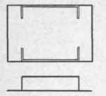 Laid Out Box Partly Folded