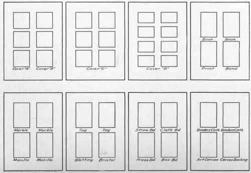 Pages Of Mounted Paper Samples Book Problems c