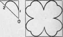 Four Leaved Rosettes 54