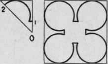 Four Leaved Rosettes 60