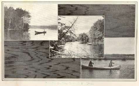 Exploring the River in the Indian Canoe