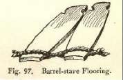Fig. 97. Barrel stave Flooring.